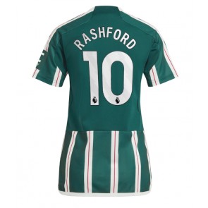 Maillot de foot Manchester United Marcus Rashford #10 Extérieur Femmes 2023-24 Manches Courte